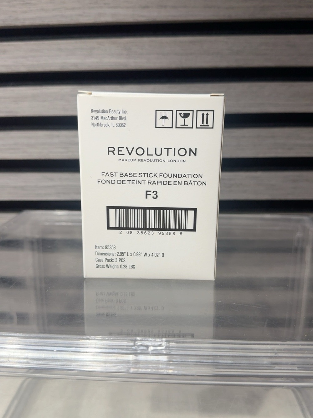 Revolution Fast Base Stick Foundation F3 - Beige set of 3